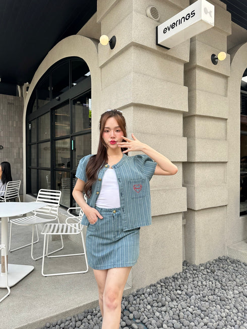 Women Fashion Denim Co-Ord Sets